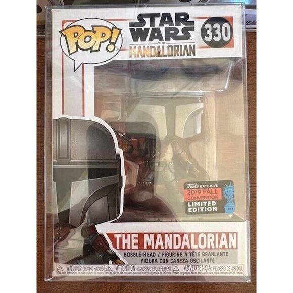 Funko Pop! Star Wars The Mandalorian #330 NYCC 2019 Fall Convention - Picture 1 of 7